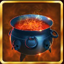 Hot Slot Great Book of Magic Symbol Couldron